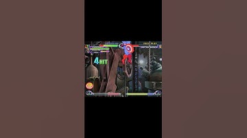 Juggernaut vs Captain America -- Marvel vs Capcom 2 --