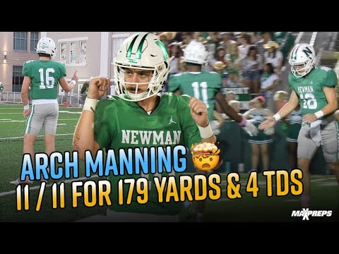 Arch Manning accounts for 5 TDs in 70-0 win