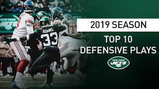 Top 10 Defensive Plays Of The 2019 Season New York Jets Nfl