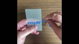 Plastic Canvas Basics: Straight Stitch/Running Stitch by CottageCreatrix
