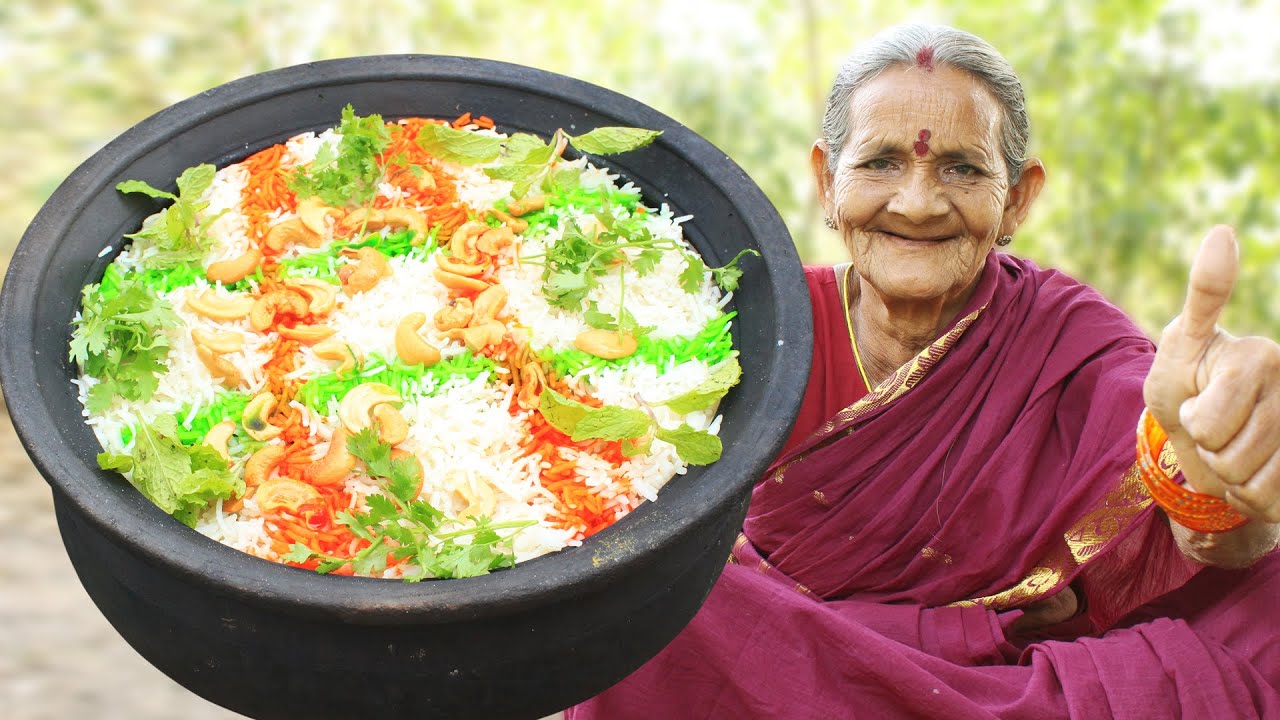 How To Make Crab Biryani Recipe || Grandma's Special Crabs Biryani in Village Style