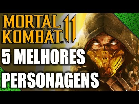 OS 5 MELHORES PERSONAGENS DE MORTAL KOMBAT 11 ATÉ AGORA! 