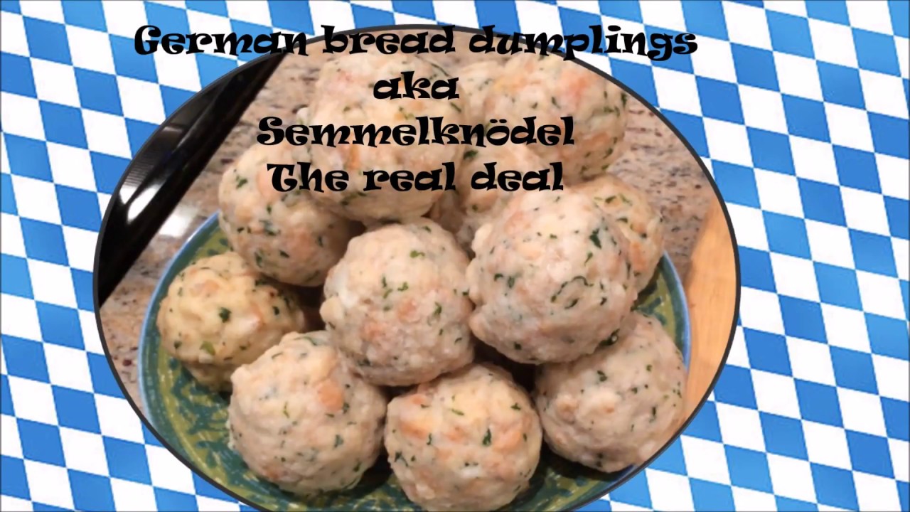 How to fix authentic German bread dumplings aka Semmelknoedel - YouTube