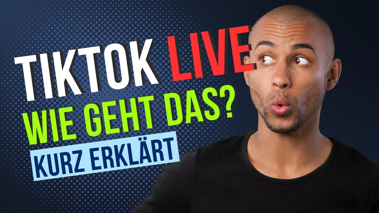 Wie Geht Man Bei Tik Tok Live Wie geht man auf TikTok LIVE? Kurz erklärt! - YouTube