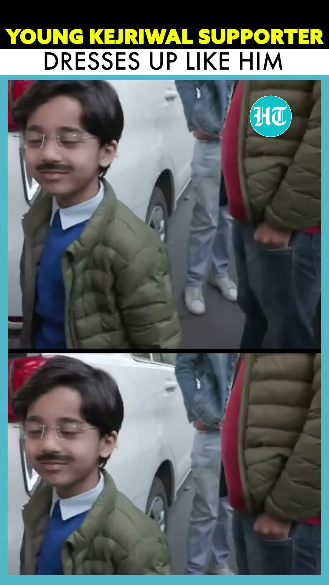 Avyan Tomar Dresses Up Like Kejriwal \u0026 Visits His Home In A Show Of Admiration #ytshorts