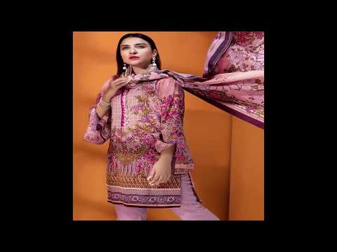 Gul Ahmad Winter Linen 2018 Collection For Girls