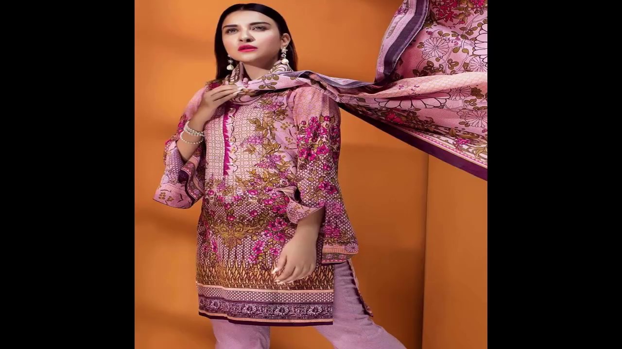 Gul Ahmad Winter Linen 2018 Collection For Girls