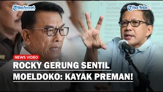 Kayak Preman Rocky Gerung Balas Gertakan Moeldoko Soal Hinaan Jokowi: Seperti Bukan Pejabat