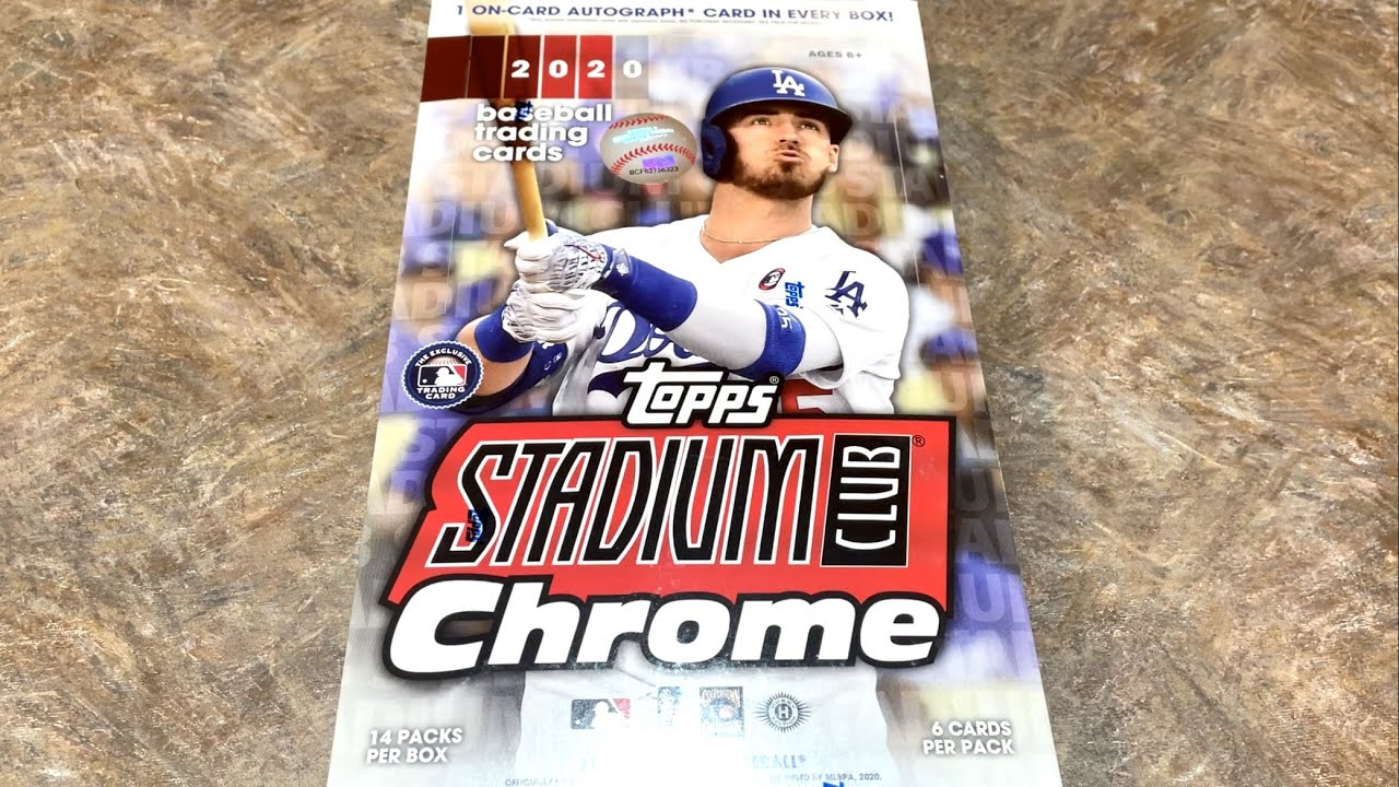 NEW RELEASE! 2020 STADIUM CLUB CHROME BASEBALL CARDS! - YouTube