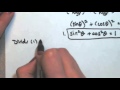 Deriving the Pythagorean Identities