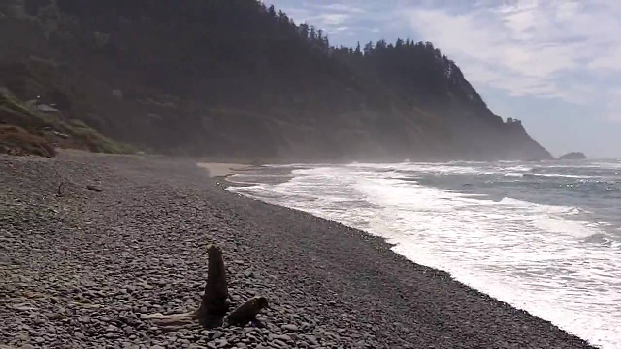 Falcon Cove (Oregon) with our German Shepherd enjoying the sruf YouTube