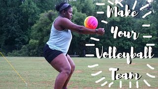 Details How To Make Your High School / Middle School Volleyball Team! - Tips + Tricks! Guide