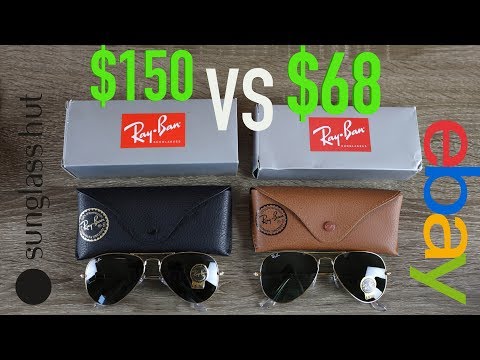 Video: How to tell real from fake sunglasses