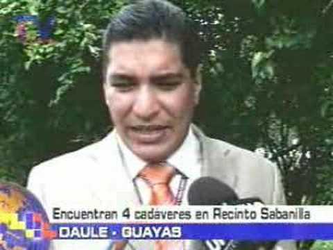 Encuentran 4 cadáveres en Recinto Sabanilla