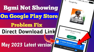 bgmi download kaise kare | bgmi not showing on play store| something went wrong bgmi | unbanned