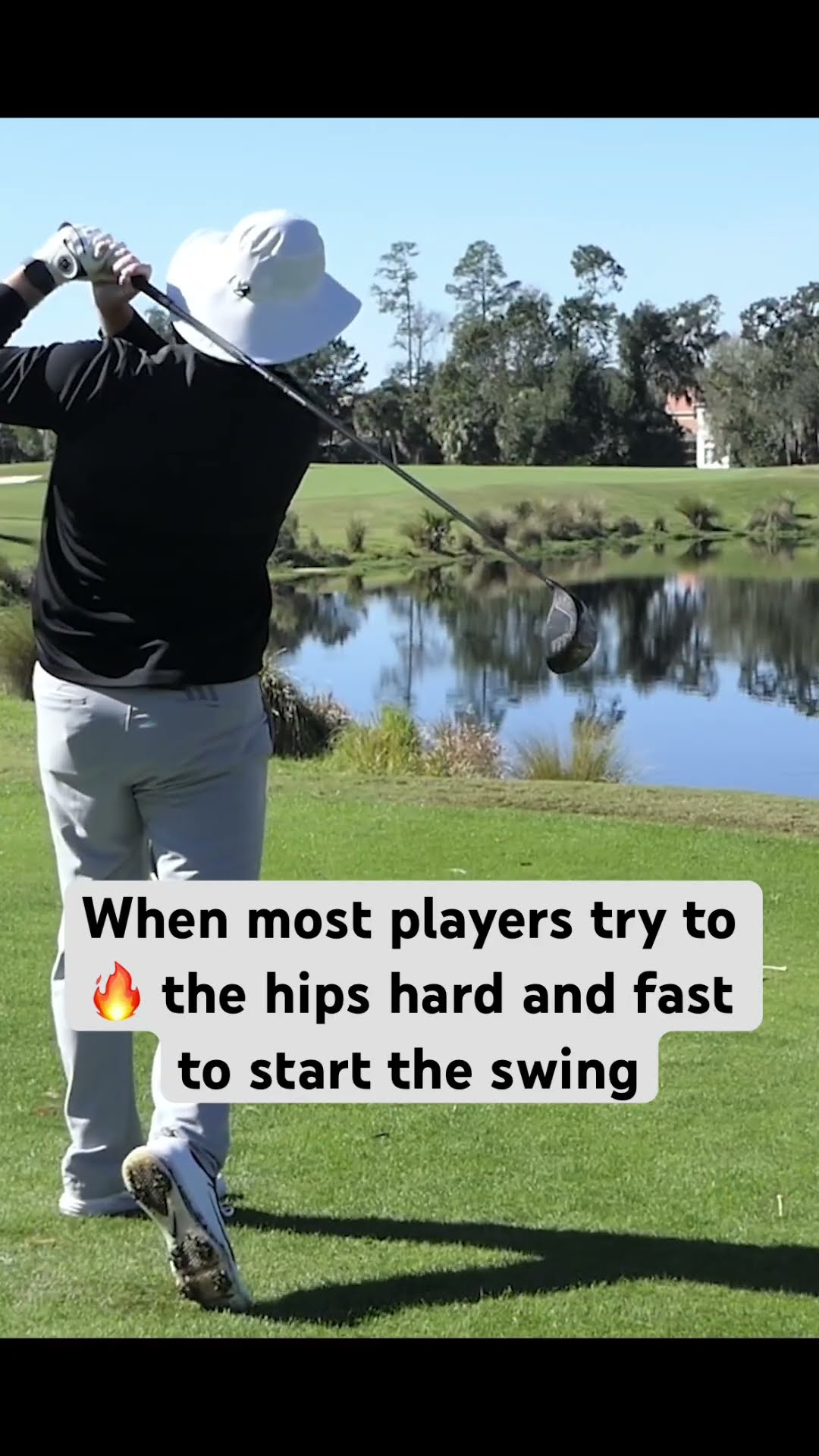 Hips stalling out in the downswing