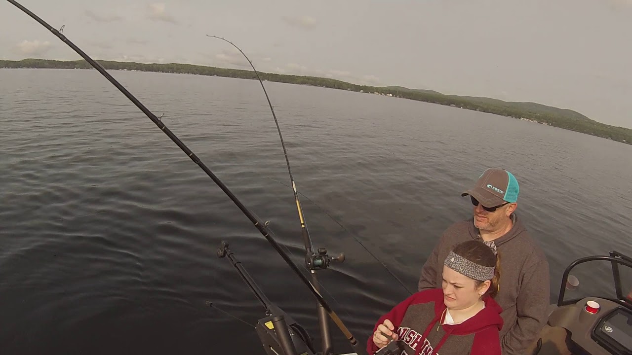 Trolling Sebago Lake, Maine