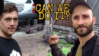 2 Brummies attempt a Volvo 240 Axle Swap
