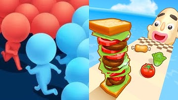 Count Master vs Sandwich Runner - All Level Gameplay Android,iOS - NEW MOD APK UPDATE GAMEPLAY