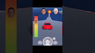 👉 Kylian Mbappé vs Erling Haaland ll Car race point Battle 😱 #shorts #beamngdrive #usa #viral #race