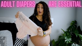 My Postpartum Essentials as a Mom of 7! What You Actually Need For Postpartum! 34 WEEK Twin Belly!
