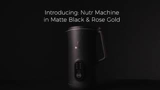 Nutr Machine In Limited Edition Matte Black & Rose D Nutr
