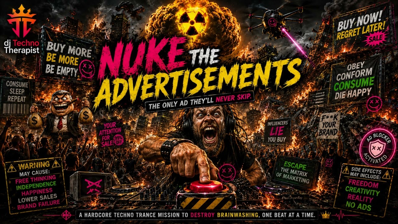 Watch NUKE THE ADVERTISEMENTS - Techno Therapist on YouTube Watch NUKE THE ADVERTISEMENTS - Techno Therapist on YouTube