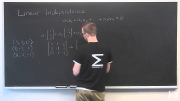 Linear Algebra: Linear Independence