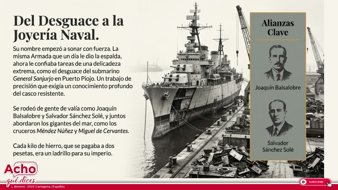 Don José Navarro Francés: El hombre que transformó el acero en la historia de Cartagena ⚓🏗️