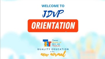 JDVP Orientation on MS Teams