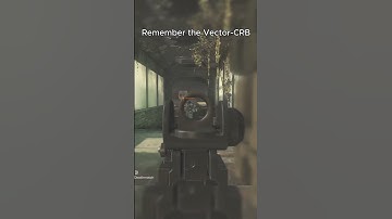 Remember the Vector CRB From Cod Ghosts?