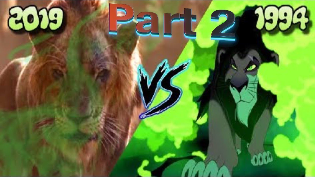 Differences Between "The Lion King" Animation & Live-Action: Part 2 ...