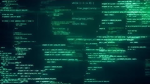 The Work Of Program Code Stock Motion Graphics