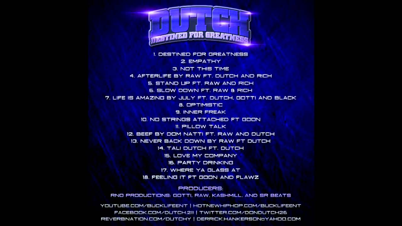 @BUCKLIFEENT @DONDUTCH26 - D.F.G track#3 "not this time"