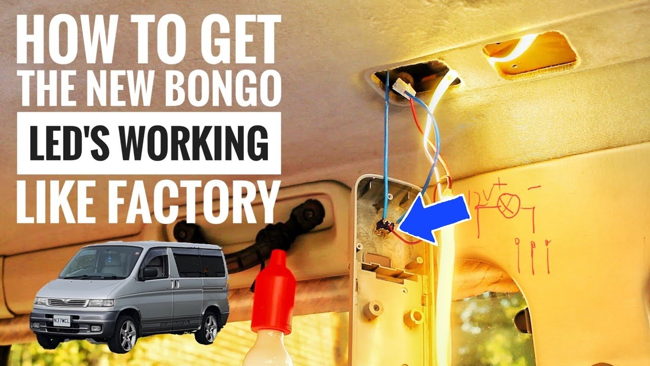 Bongo interior light switch install YouTube