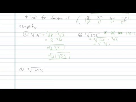 Cube Roots - Sample Problem 4