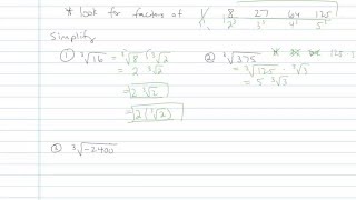 Cube Roots - Sample Problem 4