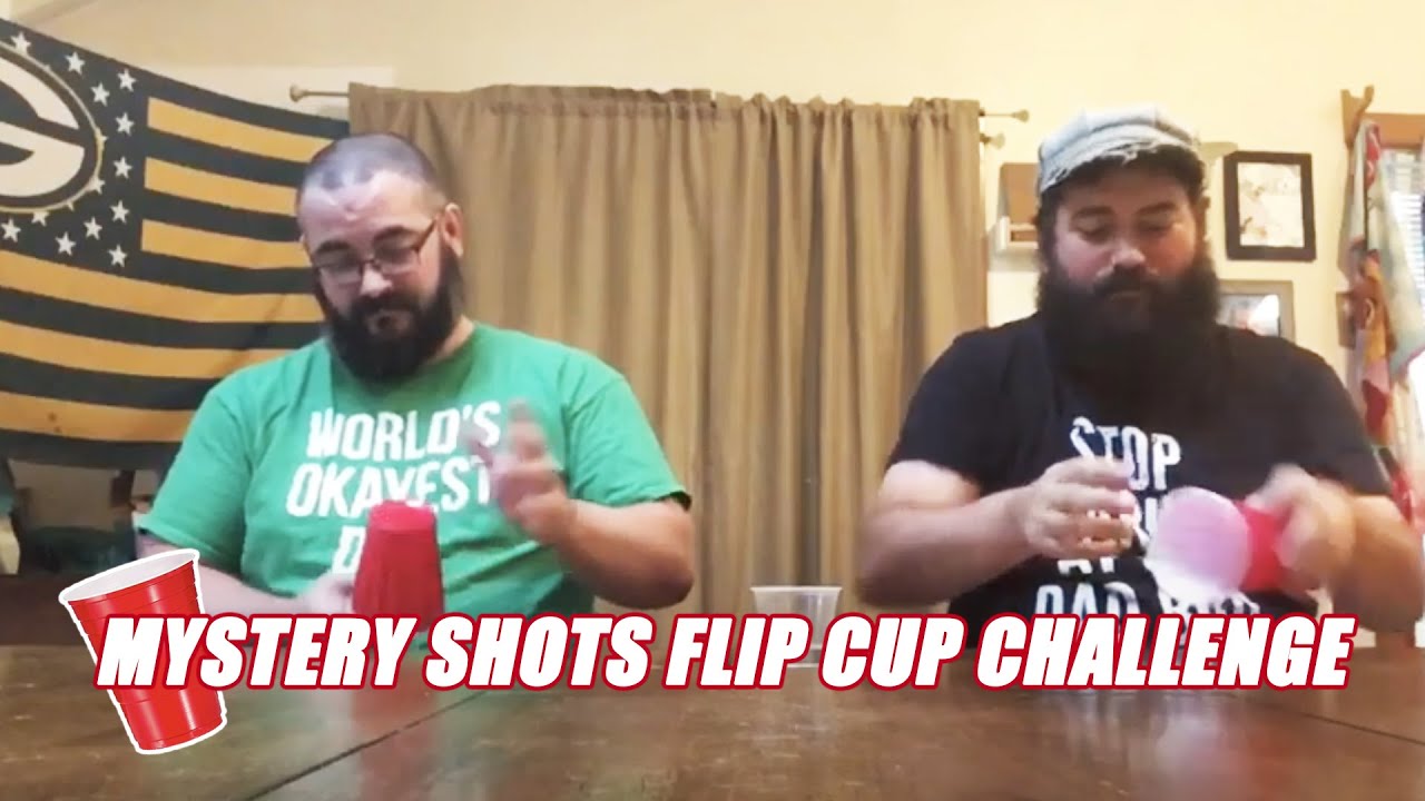 Mystery shots flip cup challenge!