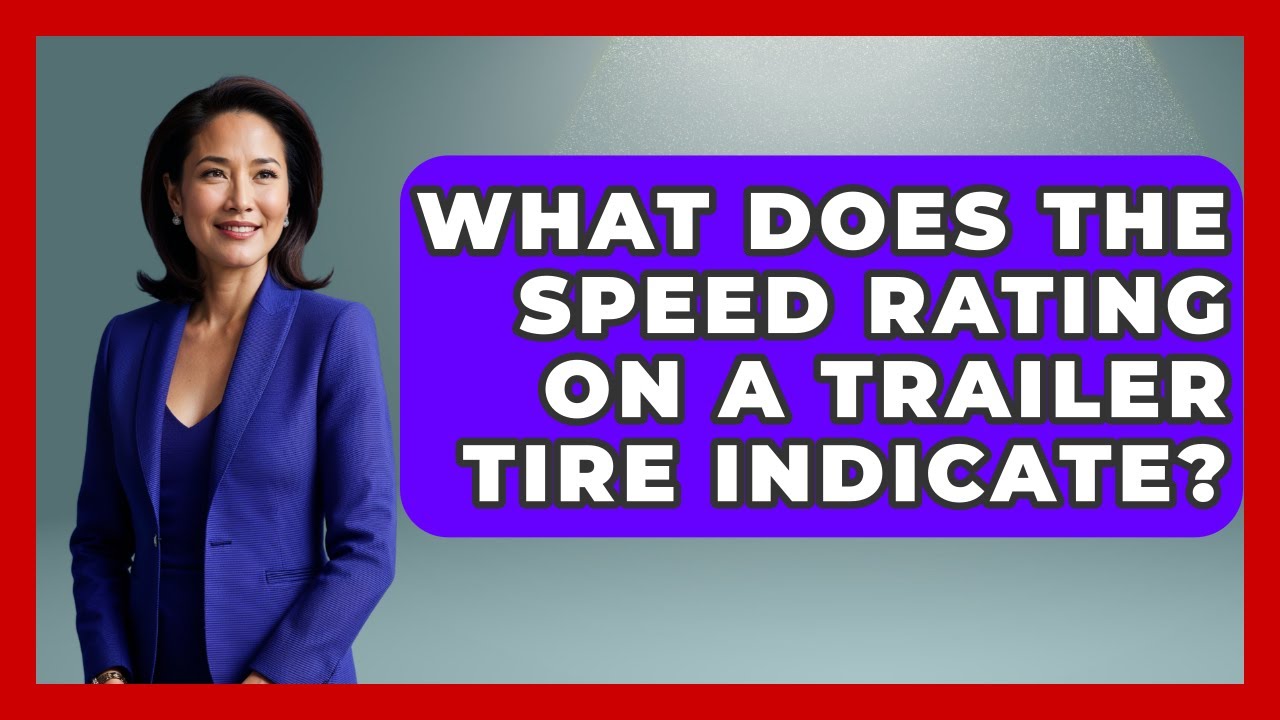What Does The Speed Rating On A Trailer Tire Indicate? - Big Truck Lovers