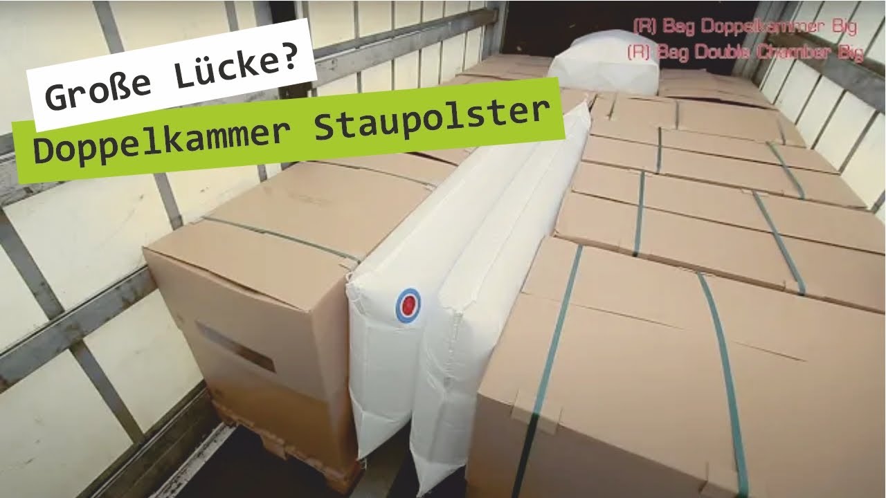 Ladungssicherung mit Staupolster Doppelkammer – Rothschenk