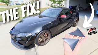 Fixing Wind Buffeting For The Toyota Supra! TestingThe AWE Foiler Kit!