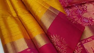 Pure handloom Double warp soft silk saree🌹 Fancy saree🌹 Price 8400+& screenshot 4