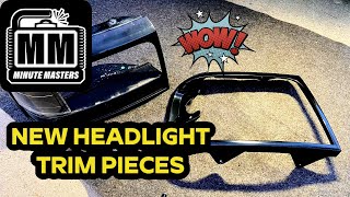 How to Replace/Install Headlight Trim Pieces | 1995 Ford F150