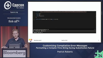 Lightning Talk: Customizing Compilation Error Messages Using C++ Concepts - Patrick Roberts