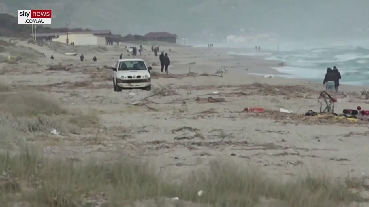 Police arrest three alleged traffickers after Italian migrant boat wreck