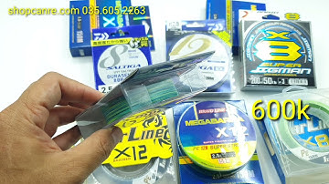 Các loại Dù PE nổi câu lục câu lure câu biển hot tại Việt Nam