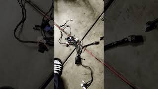 Aetos 76Kw custom Race wire Harness.  clears up a lot of space #eridepro #aetos #surron #talaria