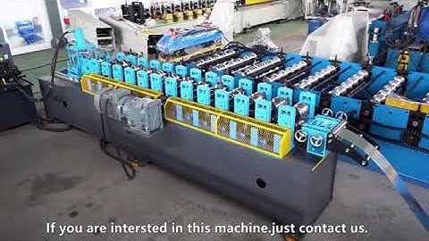 High quality embossing patterns roller shutter door roll forming machine for Greece client