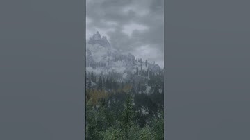 Skyrim 2023 Photorealistic Remake  - Beautiful 4k Distant Landscape ..  #skyrim2023  #photorealism