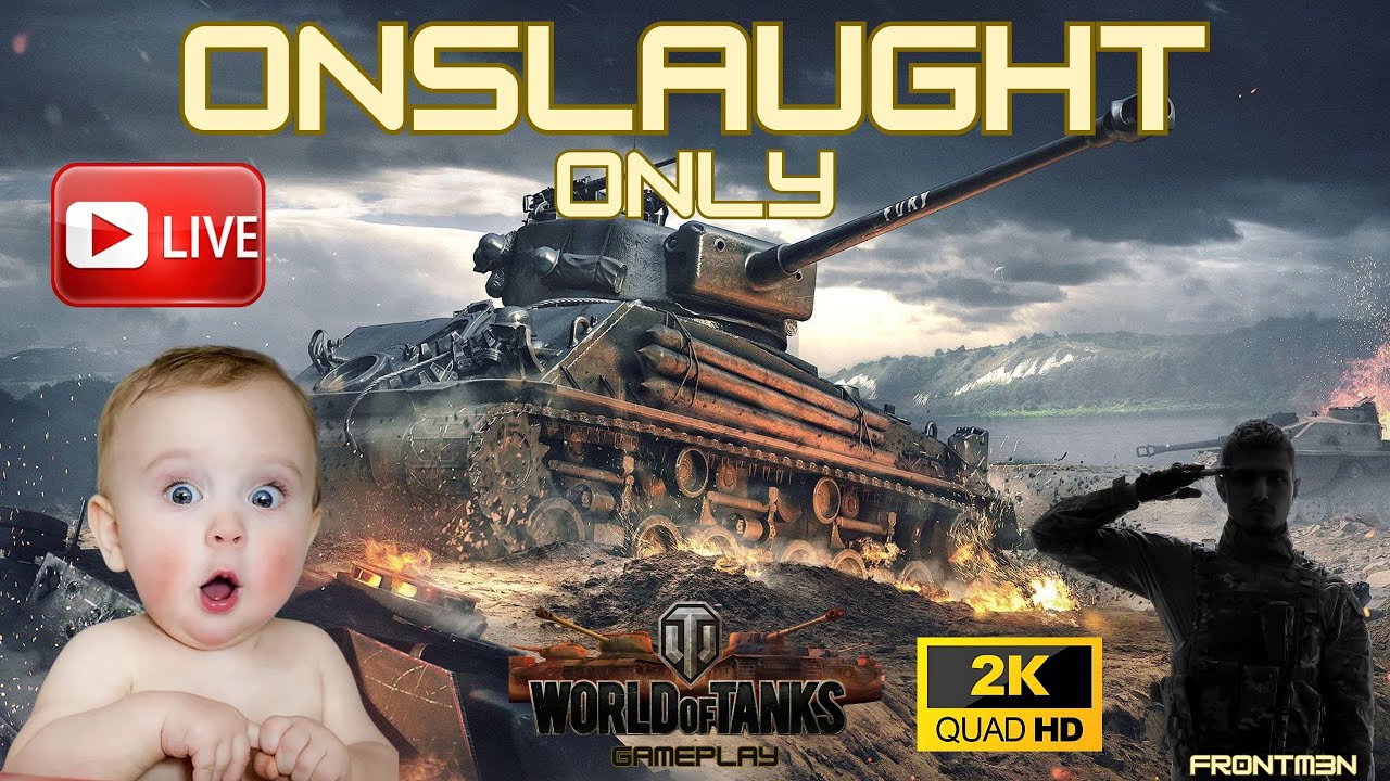 ONSLAUGHT.. ONLY 😊 World of Tanks live gameplay 